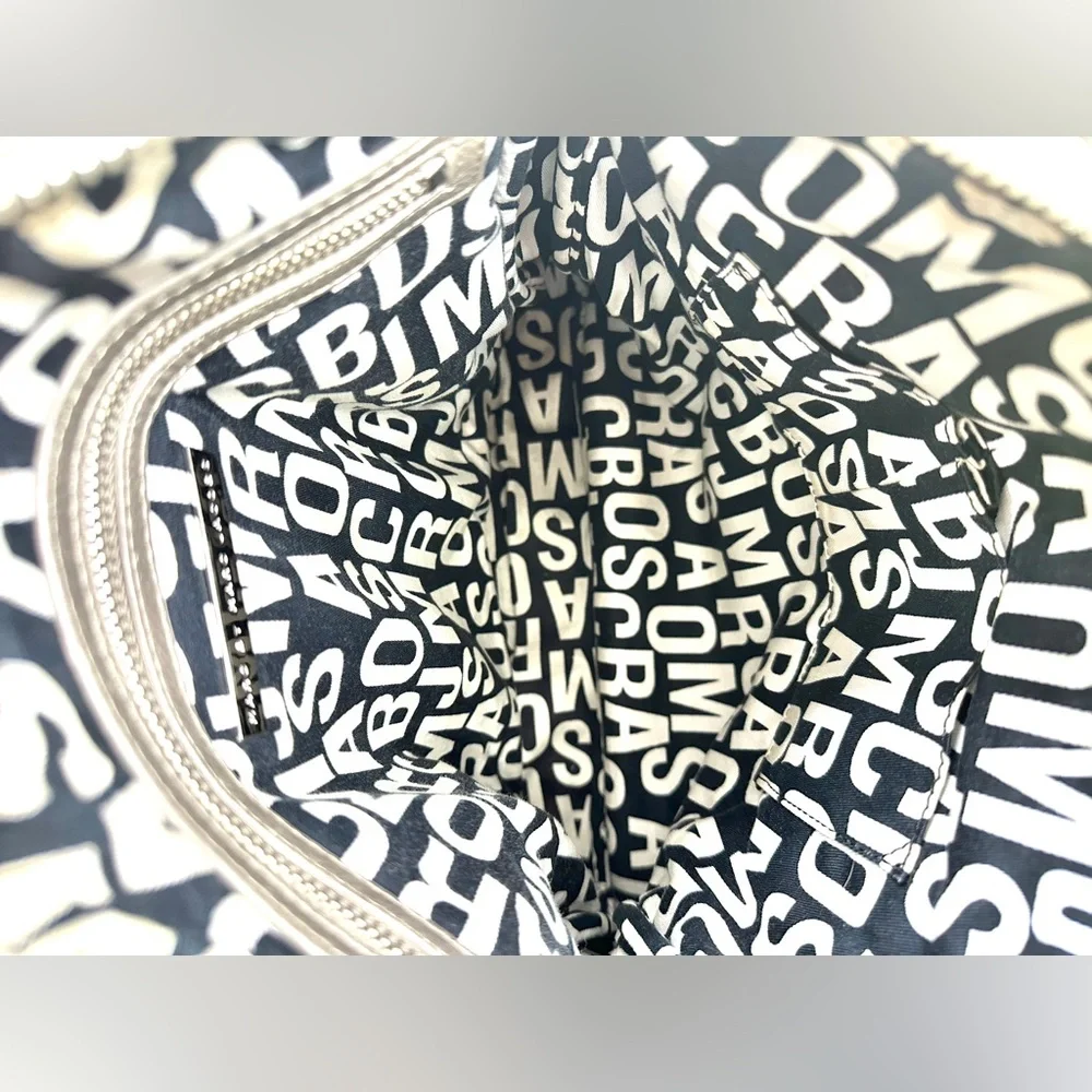 Marc by Marc Jacobs Gold Leather Large Shoulder Bag Turn Locks 3 Sections - Picture 10 of 14